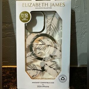 Elizabeth James iPhone 16 Case with Feather Design